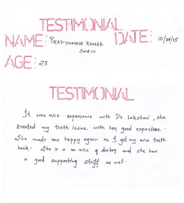 testimonials